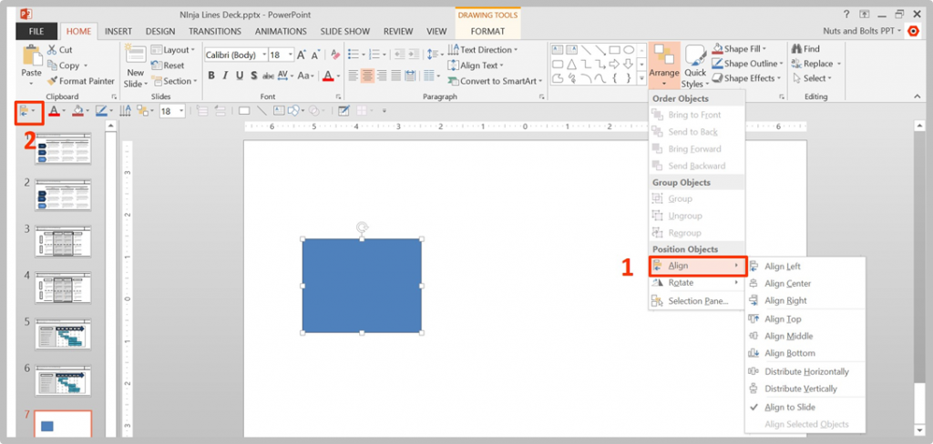 How To Align Objects In PowerPoint