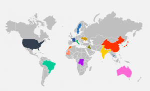 world map for powerpoint