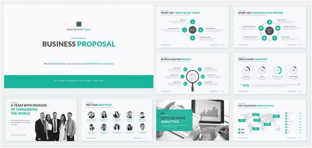 Business Proposal Template - PPTPOP