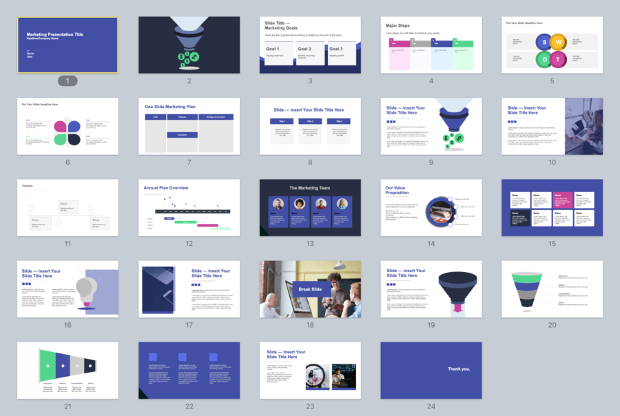 best marketing presentation templates